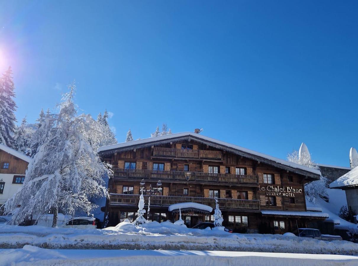 Le Chalet Blanc Megève Екстериор снимка