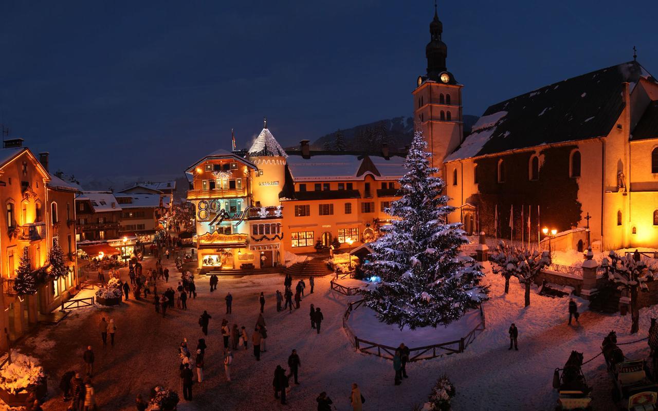 Le Chalet Blanc Megève Екстериор снимка
